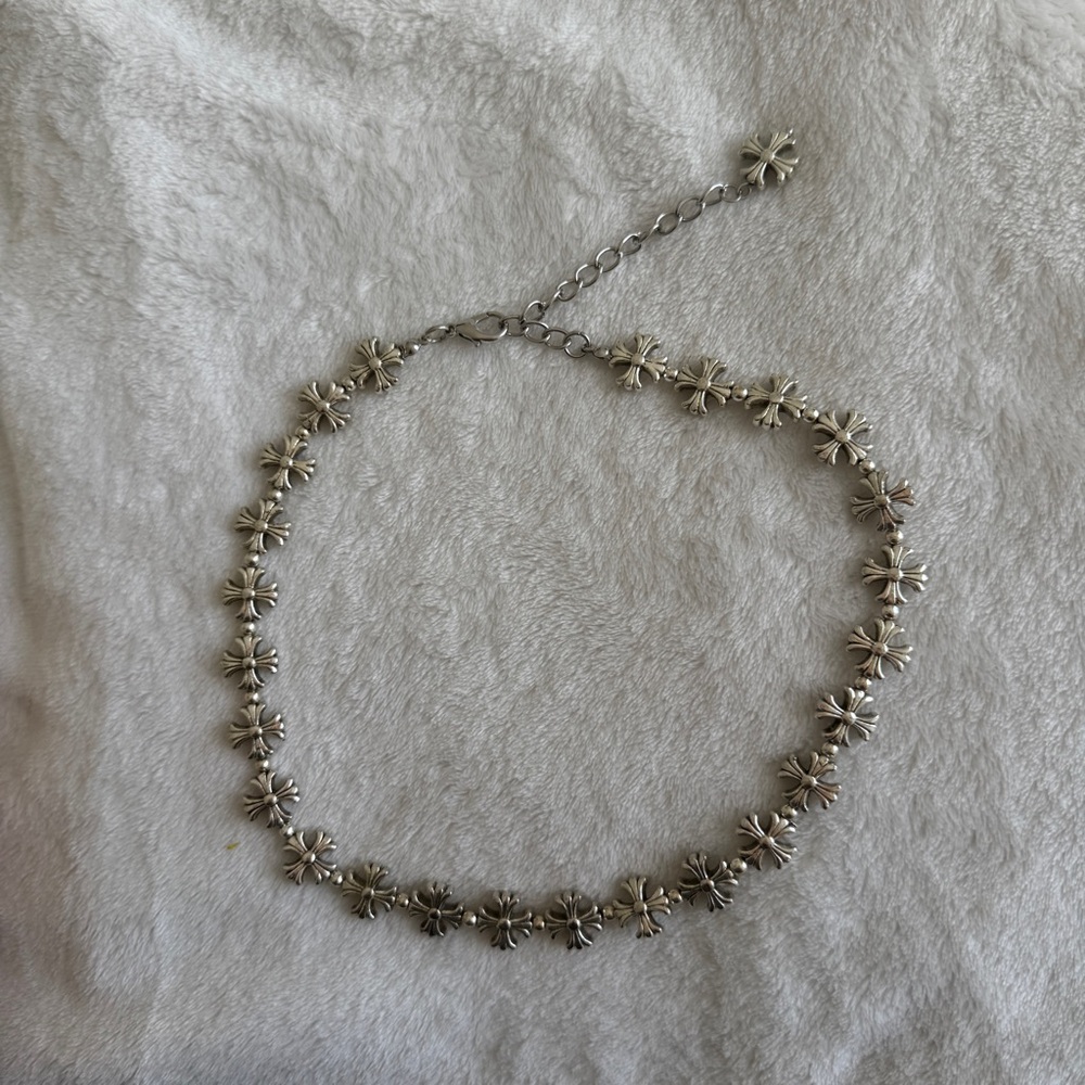 Silver Floral Women's Necklace